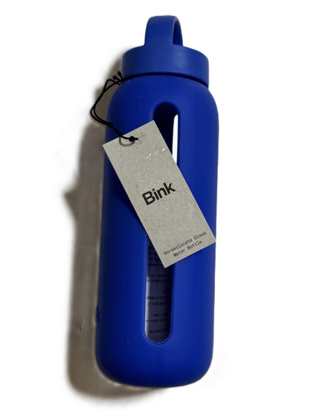Bink 21 oz Day Bottle with Cap Cobalt Blue Borosilicate Glass NEW